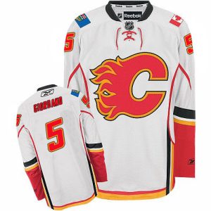 NHL Calgary Flames Trikot #5 Mark Giordano Authentic Weiß Reebok Auswärts